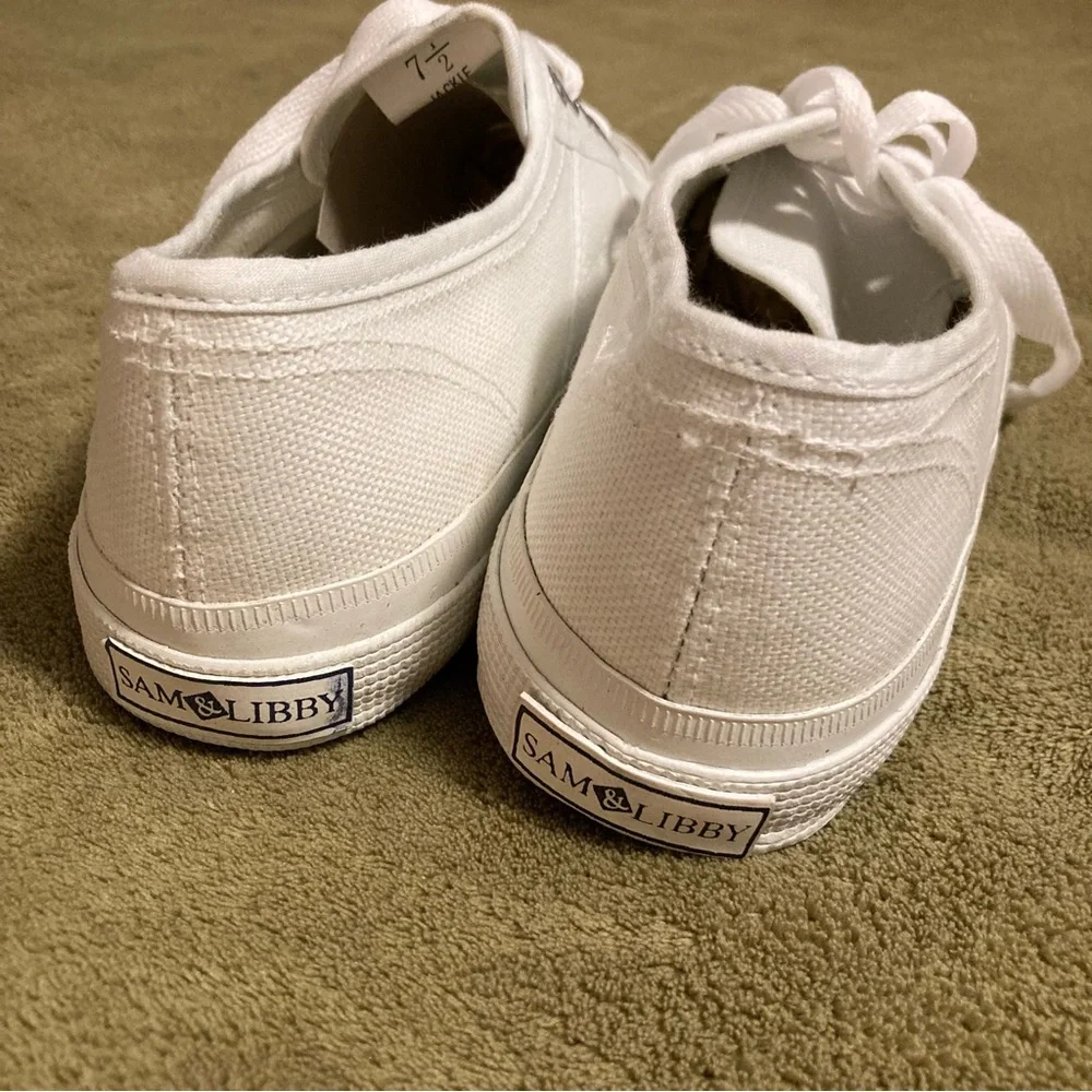 NIB Vintage Sam & Libby Jackie Canvas Shoes Sneakers Size 7.5 - Picture 8 of 13